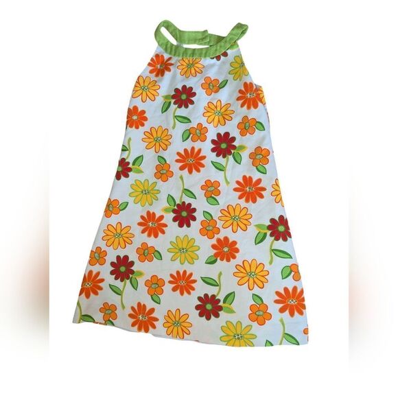 Florence Eiseman Girls groovy flower power print dress size 10 - Picture 1 of 7